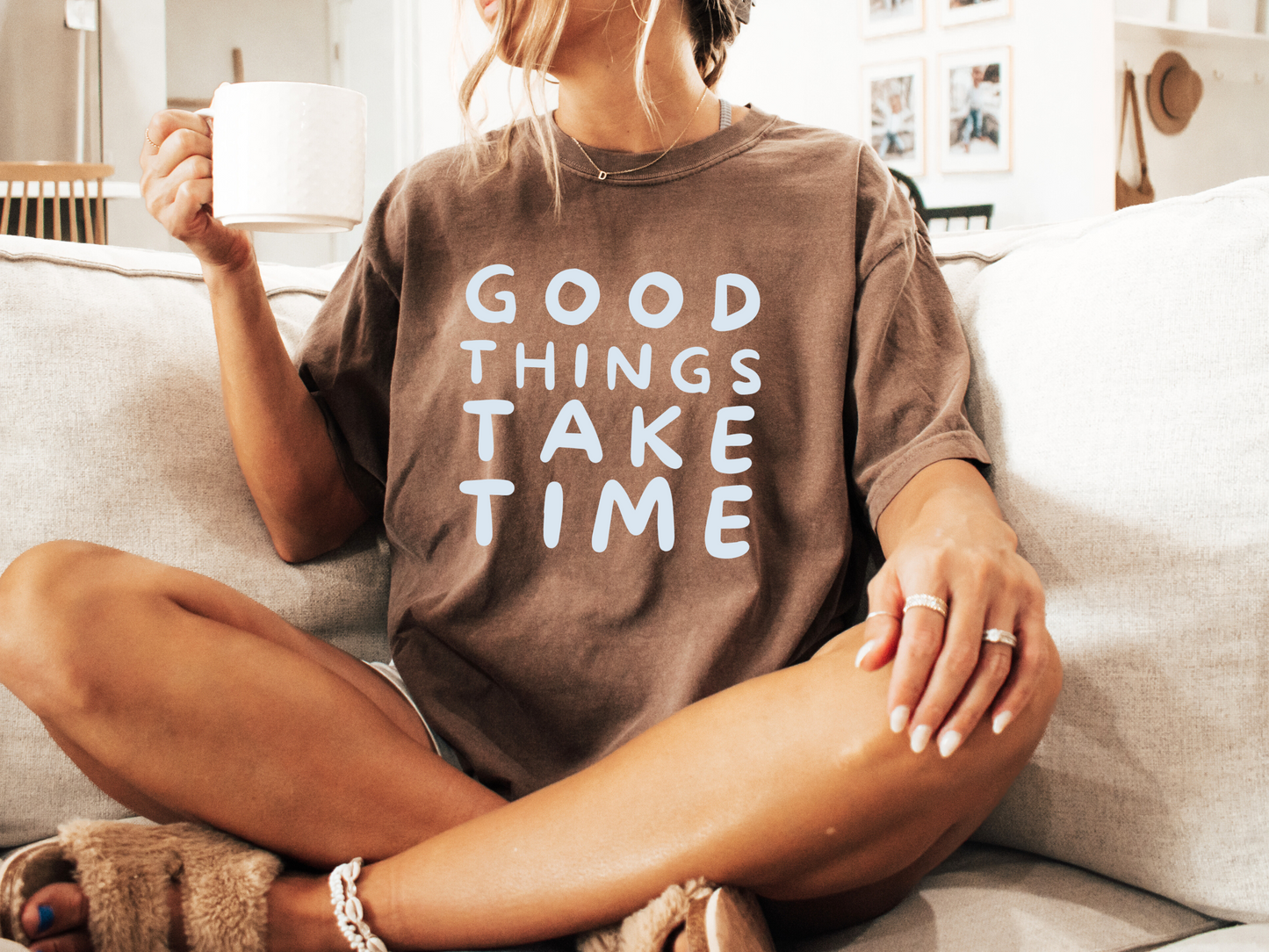 Comfort Colors® "Good Things Take Time" T-Shirt - Inspirational Graphic Tee