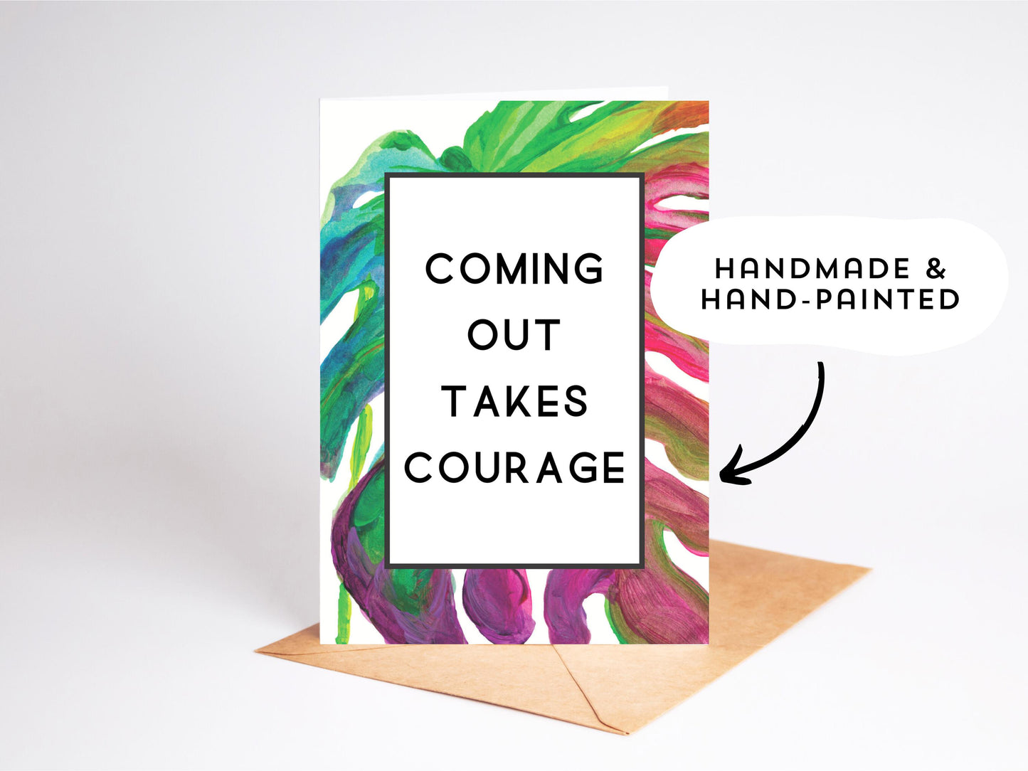 LGBTQ Coming Out Congrats Handmade Card